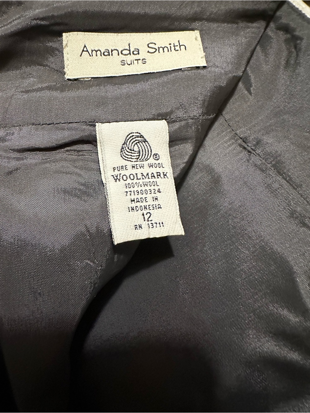 Pure New Wool Vintage Skirt Size 12 - Picture 2 of 7